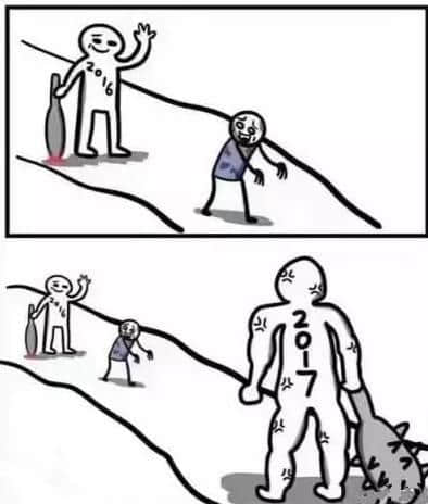 「2017年请对我好啲!」「2017:我拒绝!」 「2017年请对我好啲!」「2017:我拒绝!」