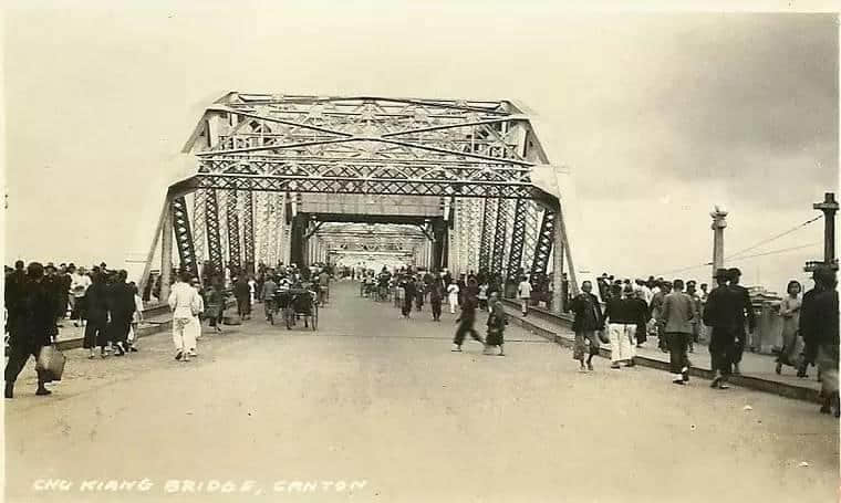 日本明信片上嘅广州旧日记忆——海珠桥 日本明信片上嘅广州旧日记忆——海珠桥