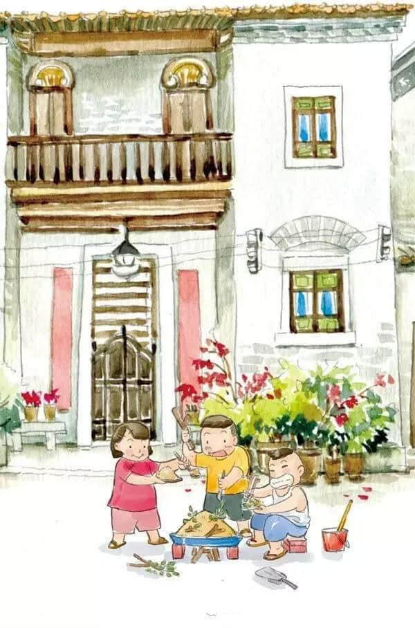 广府童谣+粤味插画,广州人成个童年返晒嚟! 广府童谣+粤味插画,广州人成个童年返晒嚟!