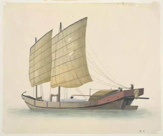 二百年前的廣州船隻形象