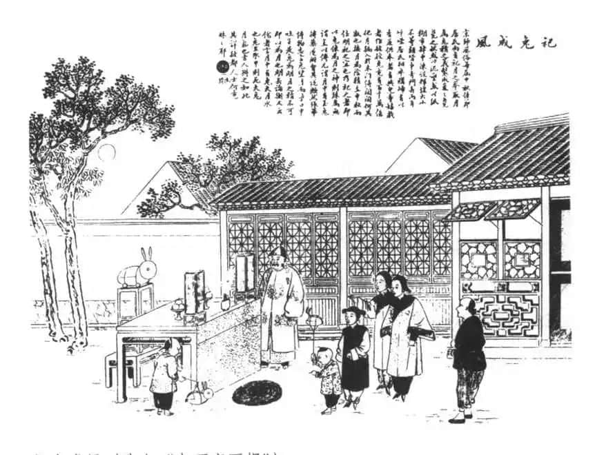 清末《点石斋画报·祀兔成风》的中秋拜兔儿爷 清末《点石斋画报·祀兔成风》的中秋拜兔儿爷
