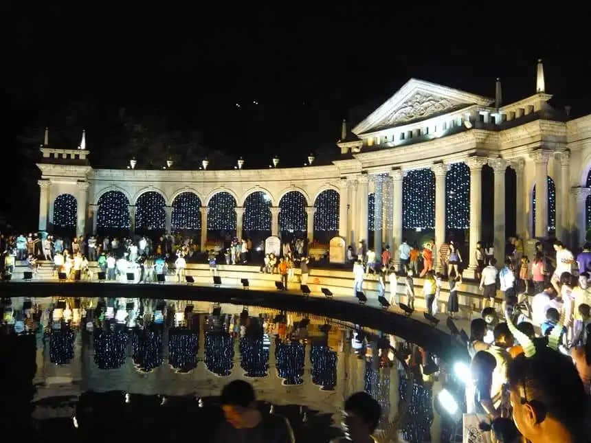 云台花园赏月 云台花园赏月