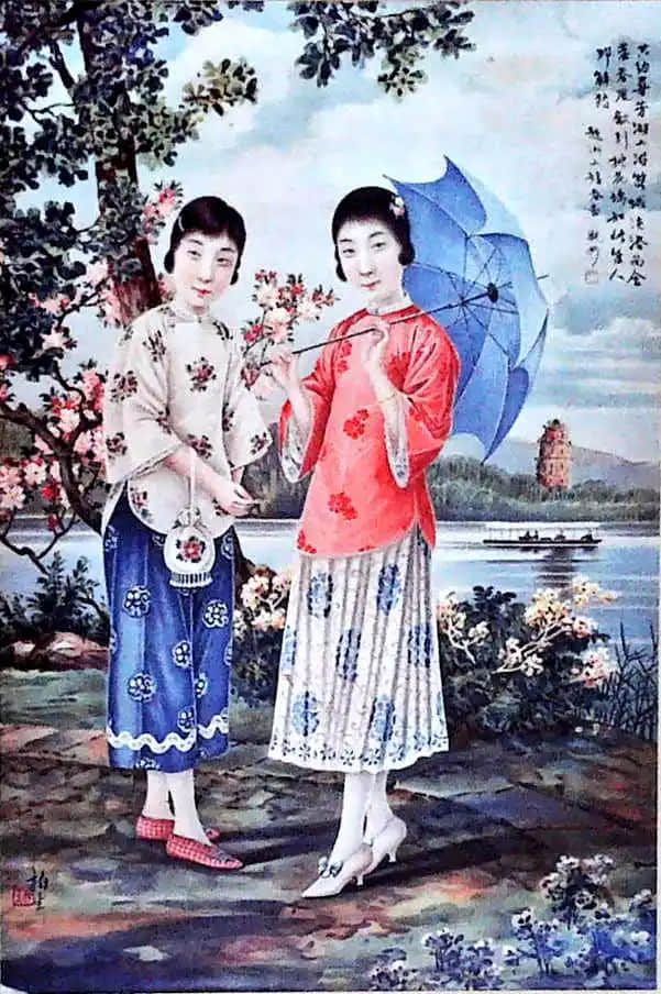 民初广州流行的“文明新装” 民初广州流行的“文明新装”