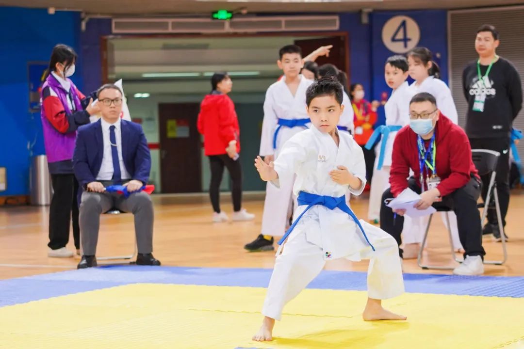 ▲ 2023年4月，获穗悦鎏金杯竞技体验大赛空手道型金牌