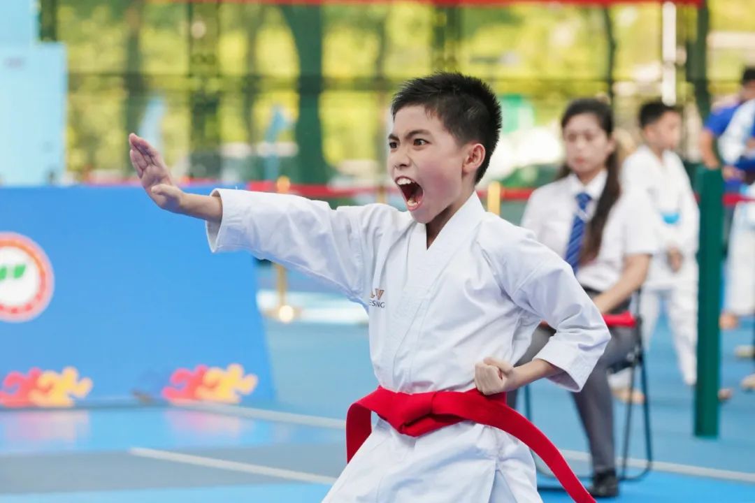 ▲ 广州市空手道锦标赛比赛瞬间