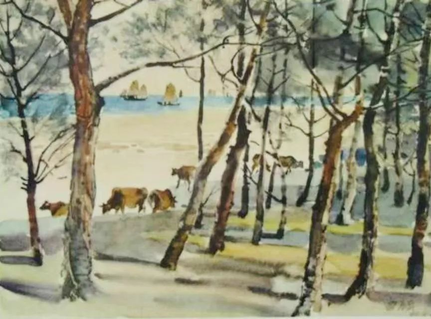 从一幅荔枝湾风景版画说起 || 荔人行