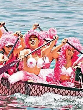 猎德龙舟变成比坚尼女郎的打卡道具，合适吗？