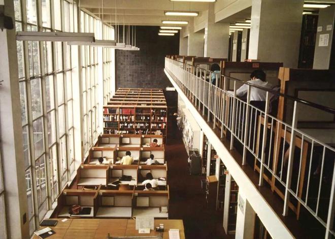 ▲香港大学70年代图书馆