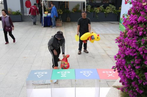 万山镇举办携手五年分类兼程 感恩有您相伴同行主题活动