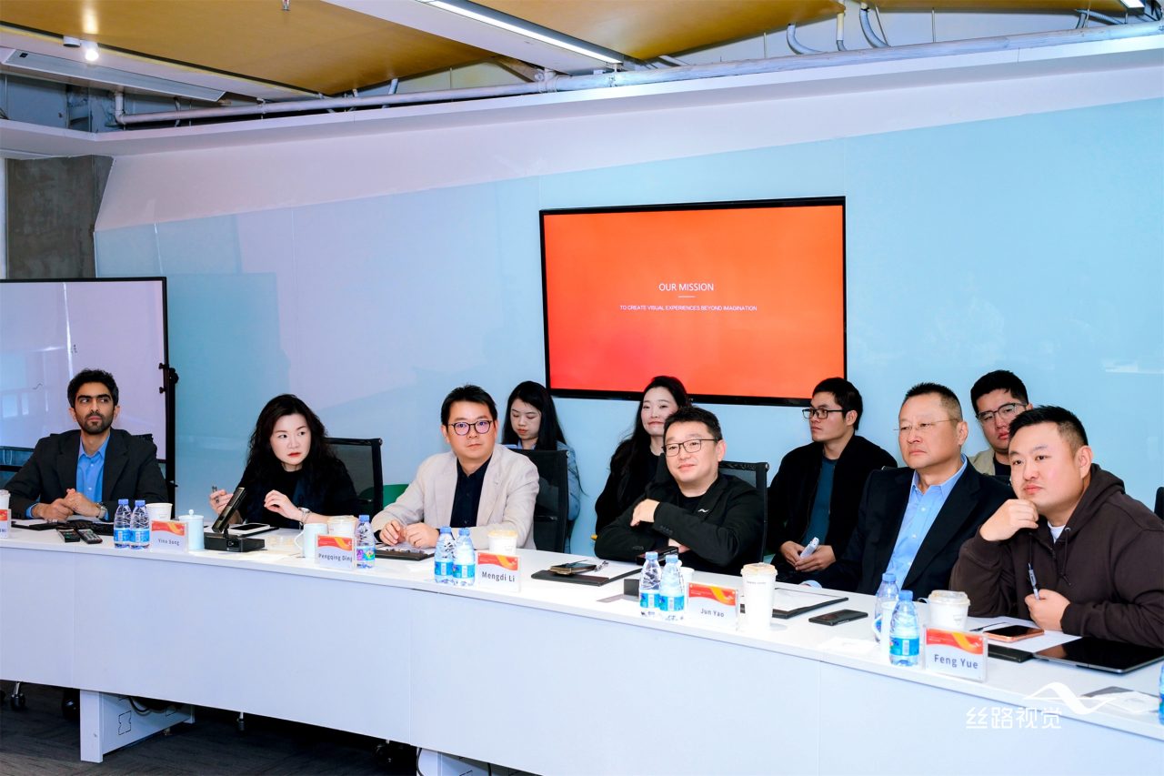 沙特文化部与皇家委员会考察团参访丝路视觉总部