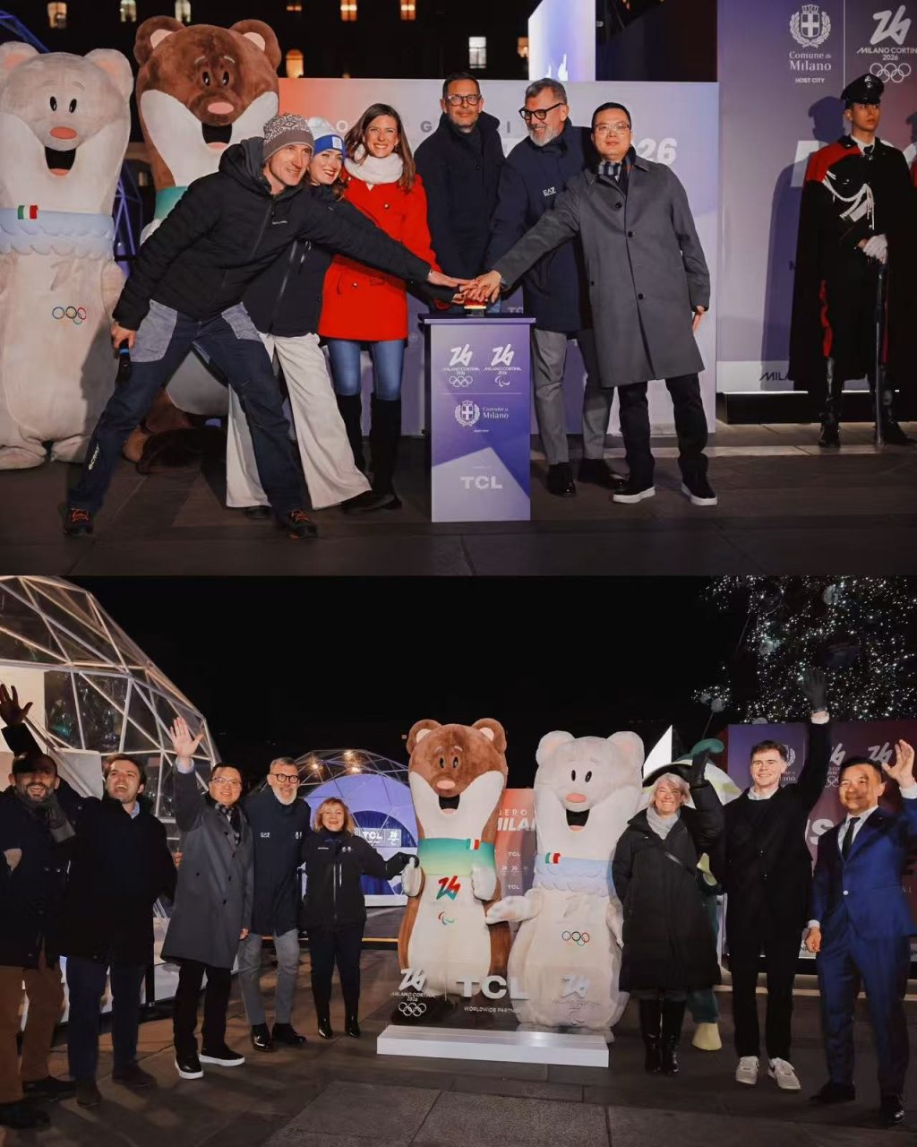 TCL冬奥树亮相米兰,“愿为不凡”全球活动启幕