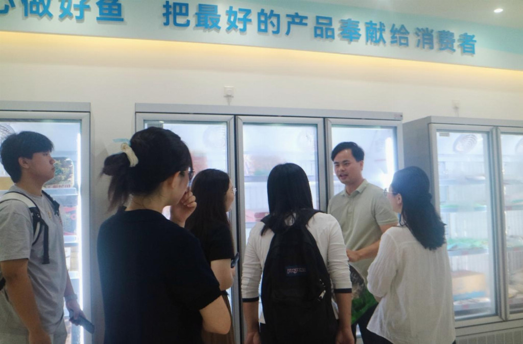 解码明基水产，助力县域水产品质升级——广财大百千万突击团实地走访明基水产集团