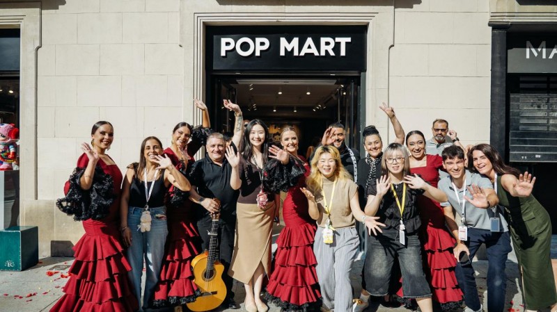 泡泡玛特西班牙首店正式开业，引领欧洲消费新潮流
