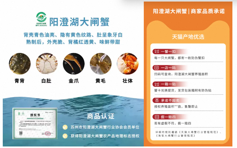 大闸蟹销售旺季提前，天猫主推“活蟹”销售，货量更多、品质更好