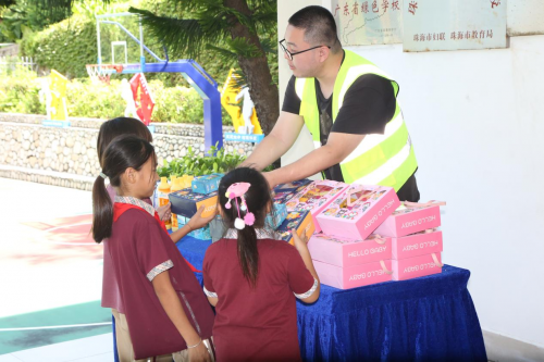 万山镇大万山岛举办分类校园行，绿色我先行主题活动