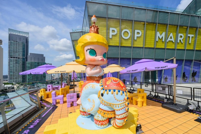 泡泡玛特泰国最大旗舰店落地湄南河畔,潮玩打通文化消费新场景