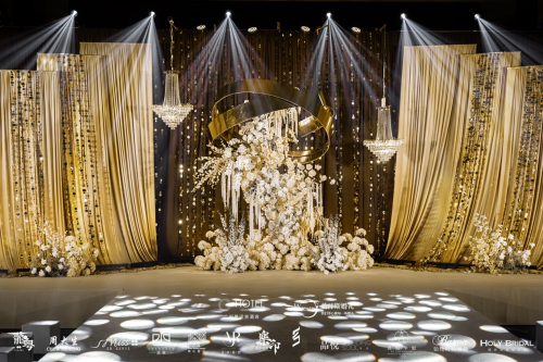 星梦奇遇邂逅湾区之心,广州星河吉酒店婚宴沙龙鎏金启幕