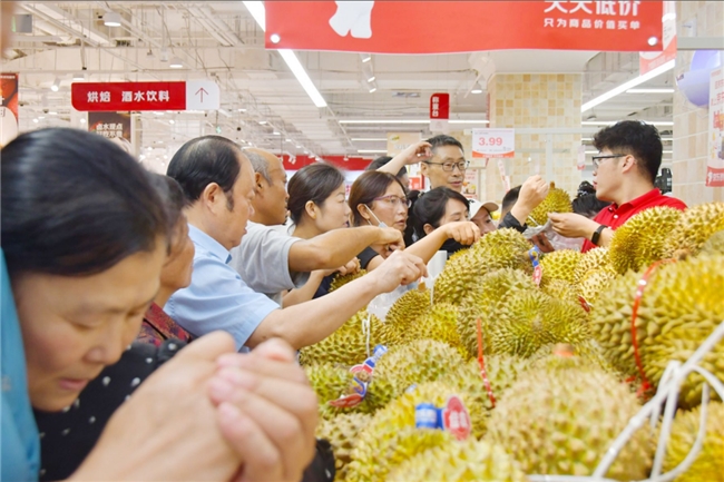 首日开业凌晨0点30分自然闭店,京东折扣超市宿迁四店客流超30万