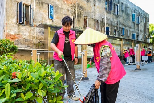 党建引领分类行,担杆镇点亮生态新坐标