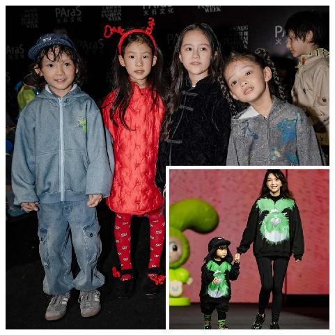 设计师童装woobaby三年连登上海时装周!软丹宁+软糖毛怪打造孩童奇幻冒险
