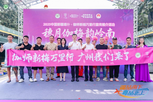 伽师新梅万里行甜蜜登陆广州,共启南国甜蜜新篇章